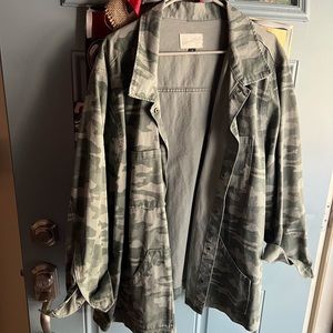 Plus Size Utility Jacket